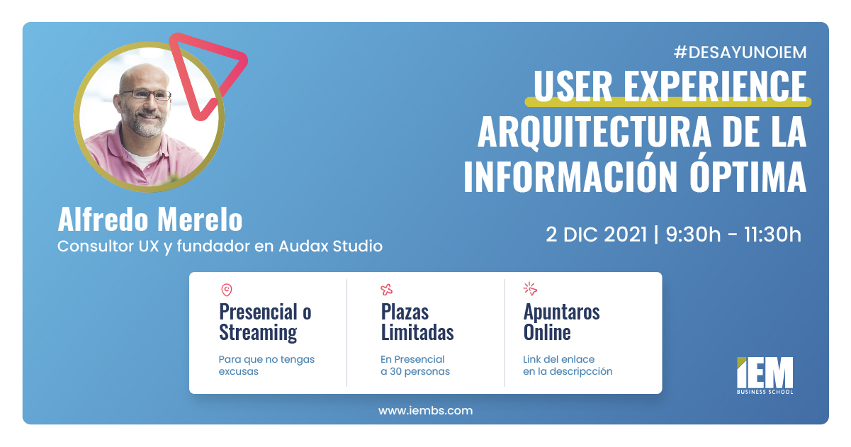 DesayunoIEM - User Experience. Arquitectura de la informaci�n �ptima.