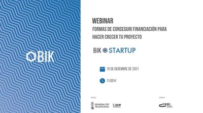 Webinar BIK. Formas de conseguir financiaci�n para hacer crecer tu proyecto