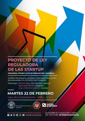 Ateneo Club de Innovaci�n y Empresa: "Proyecto de Ley Reguladora de las Startup"