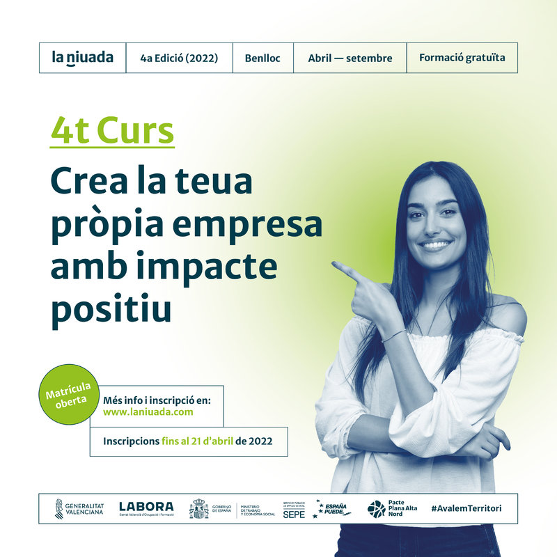 4� CURSO: Crea tu propia empresa con impacto positivo (abril-septiembre)