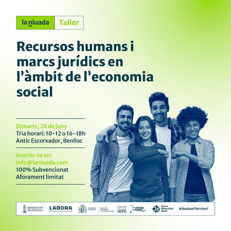 Taller: Recursos humans i marcs jur�dics en l'�mbit de l'economia social