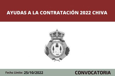 Ayudas a la contrataci�n 2022 Chiva