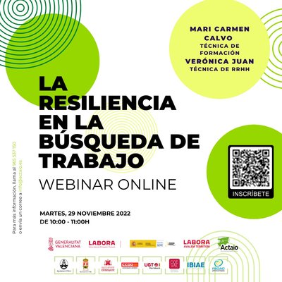 Webinar La resiliencia en la b�squeda de trabajo