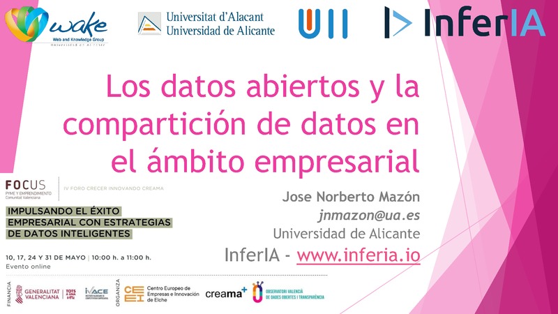 Los datos abiertos y la compartici�n de datos en el �mbito empresarial