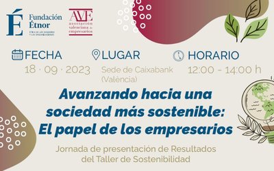 Programa Jornada Avanzando hacia una sociedad m�s sostenible: El papel de los empresarios