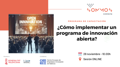 Sesi�n Online de capacitaci�n �C�mo implementar un programa de innovaci�n abierta?