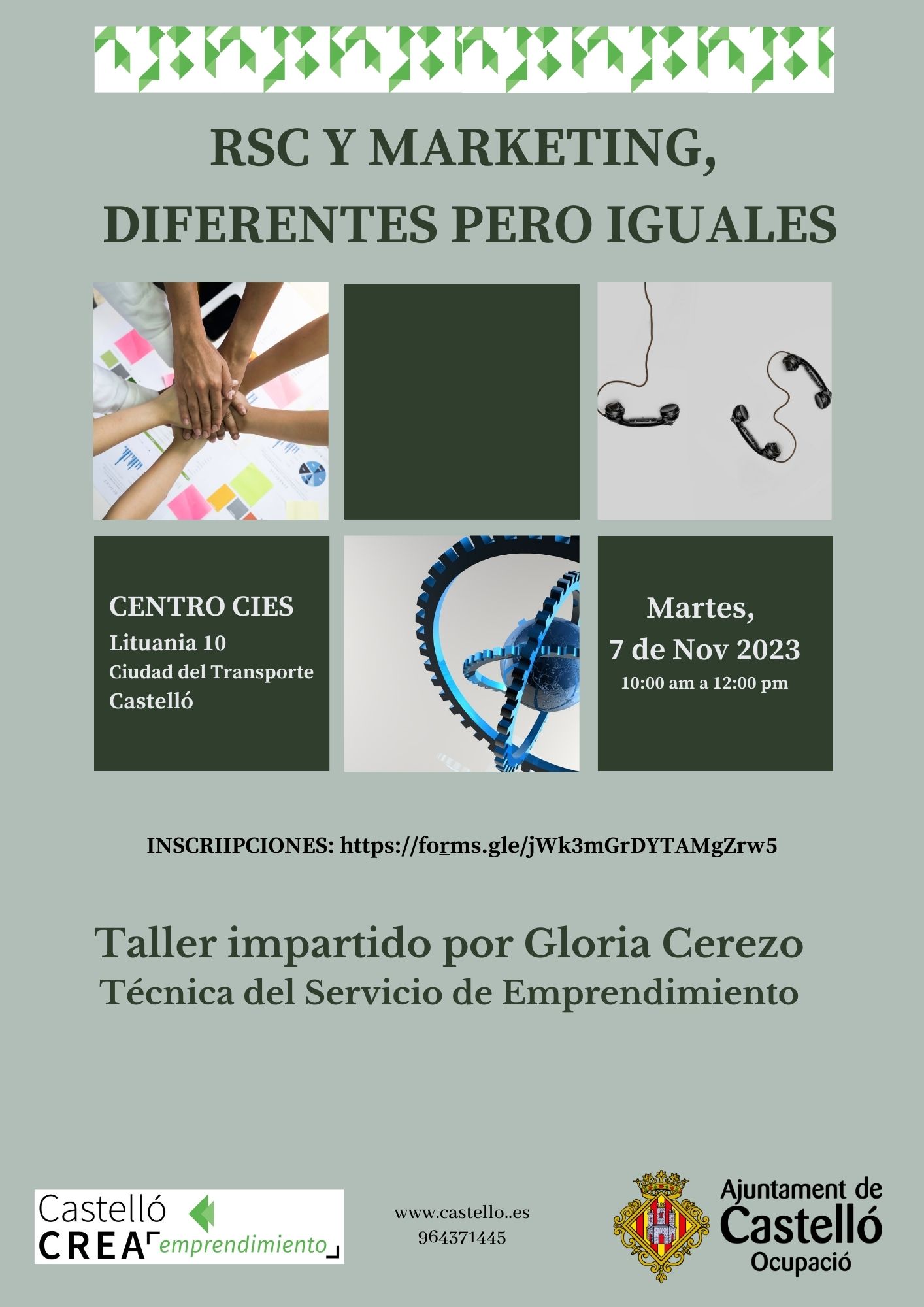 Taller " RSC y MARKETING, DIFERENTES PERO IGUALES"