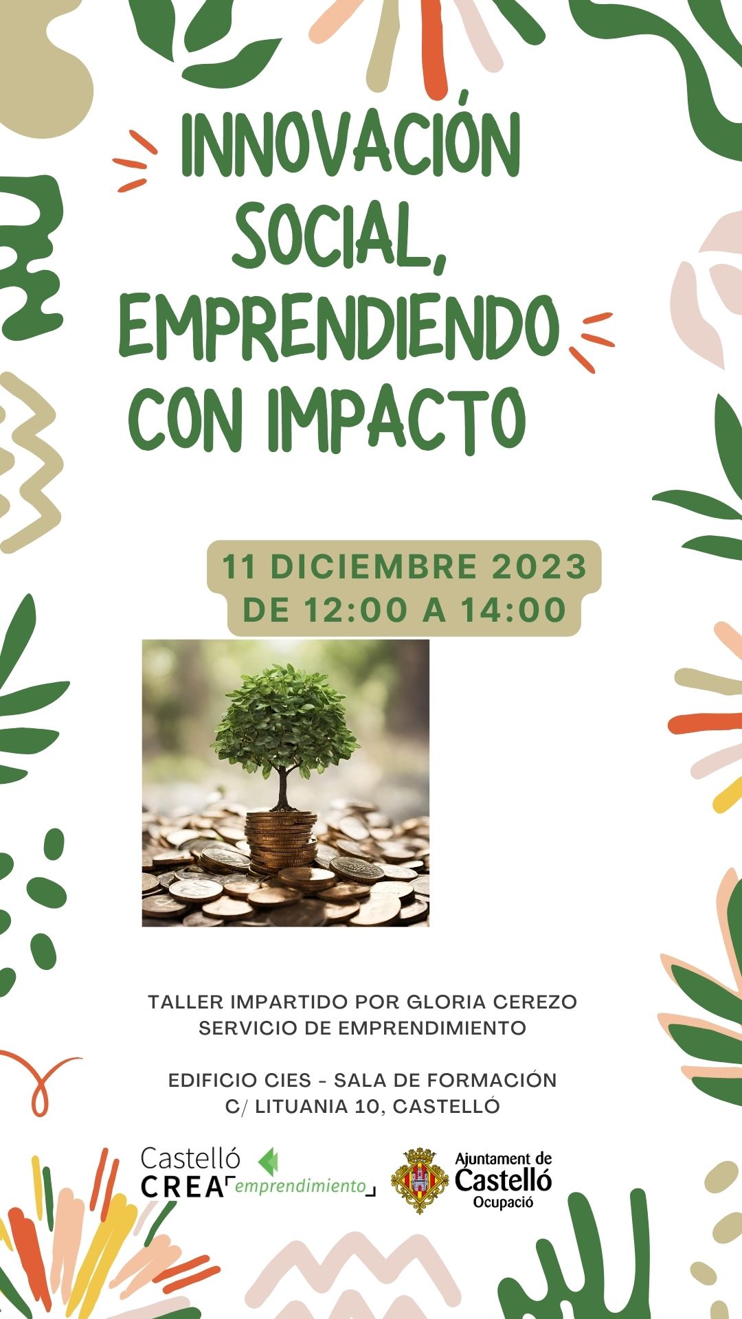 Taller "INNOVACI�N SOCIAL, EMPRENDIENDO CON IMPACTO"