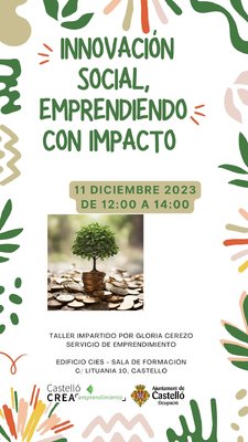Taller "INNOVACI�N SOCIAL, EMPRENDIENDO CON IMPACTO"