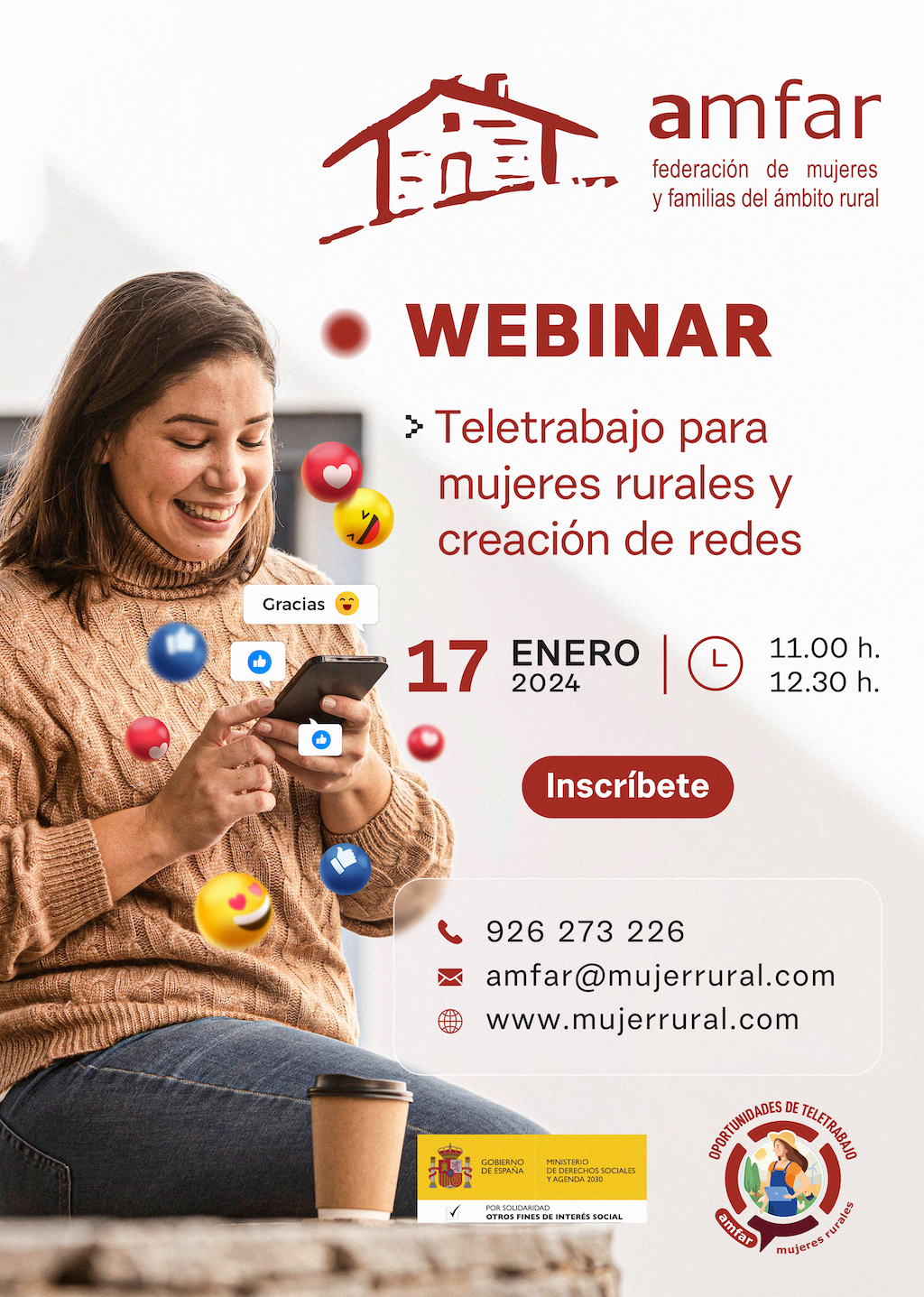 Teletrabajo para mujeres rurales y creaci�n de redes