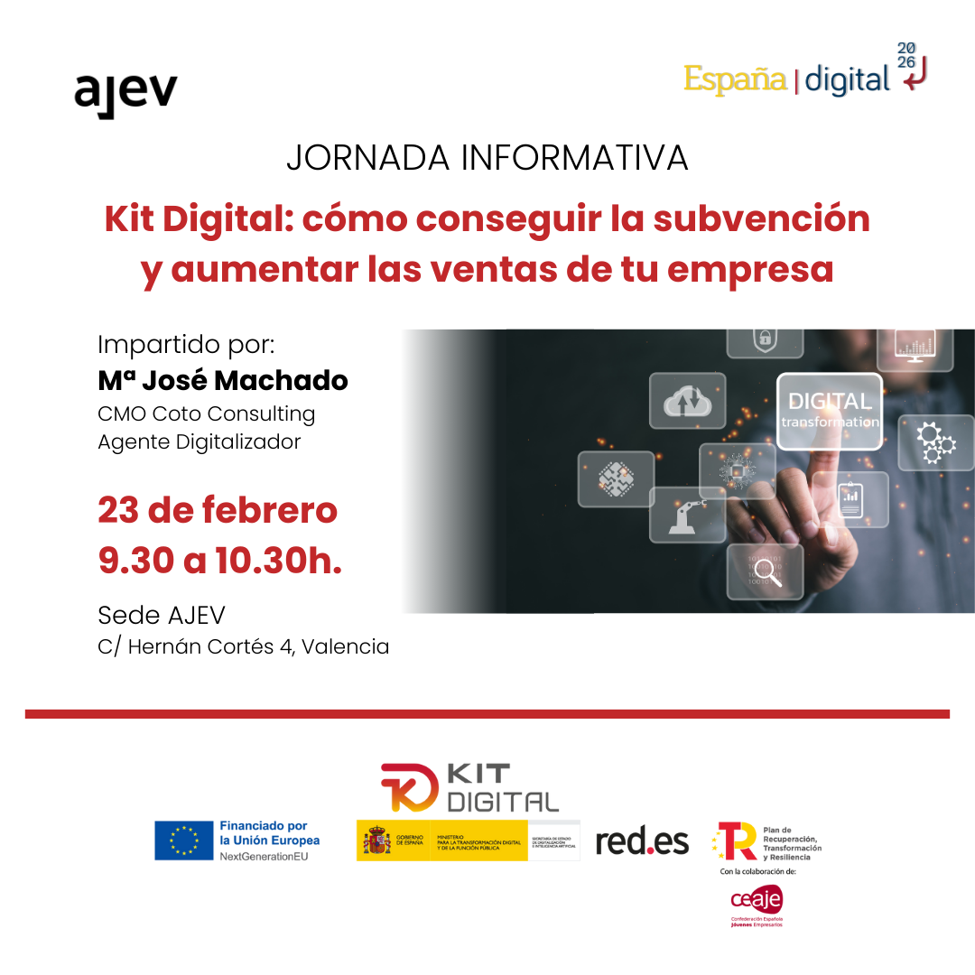 AJEV celebra una jornada sobre el programa Kit Digital: c�mo conseguir la subvenci�n y aumentar las ventas de tu empresa