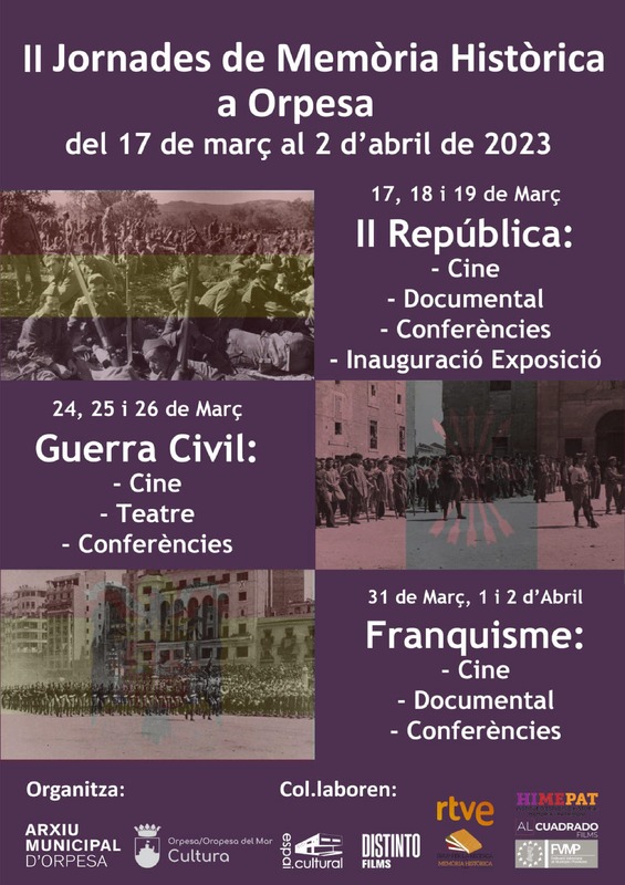 Programa II Jornades Mem�ria Hist�rica