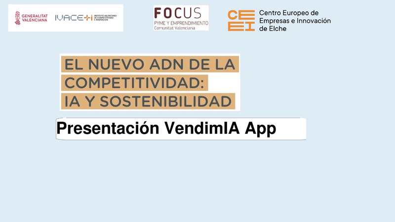 Presentaci�n VendimIA App