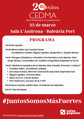 �20 a�os de CEDMA!