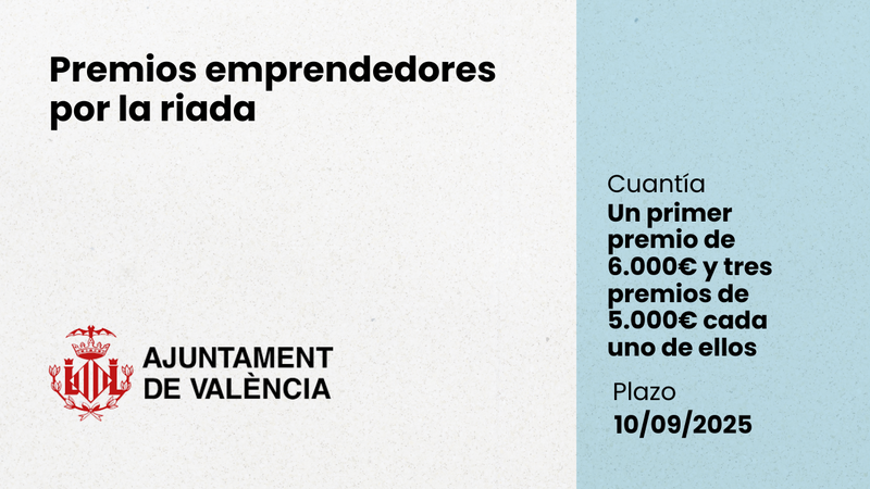 Premios Emprendedores por la riada