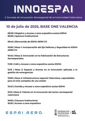 INNOESPAI 2025 | II Jornada de Innovaci�n Aeroespacial de la Comunidad Valenciana