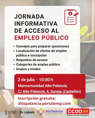 JORNADA INFORMATIVA ACCESO AL EMPLEO P�BLICO