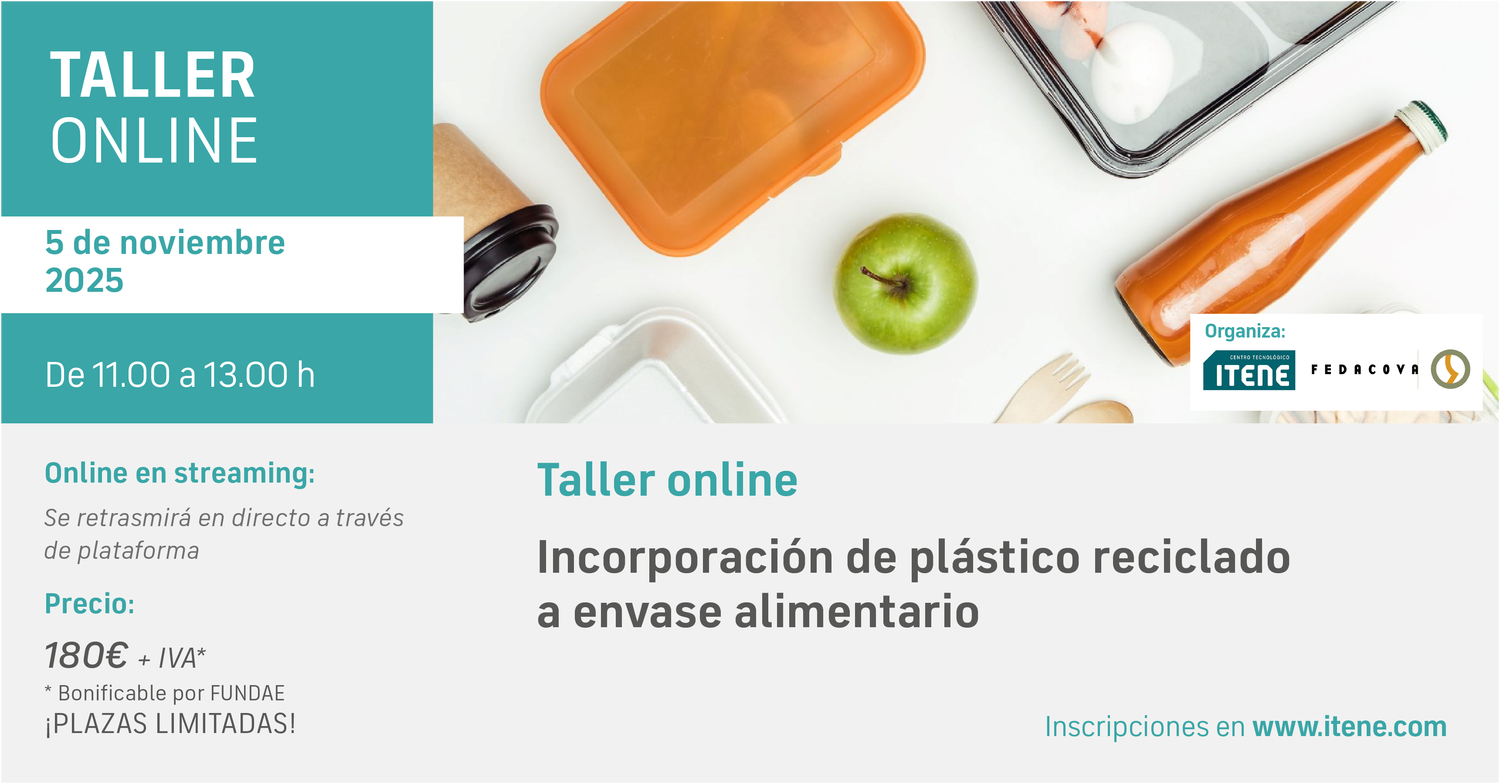 Curso Online � Incorporaci�n de pl�stico reciclado a envase alimentario