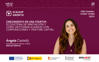 ScaleUp Growth | Crecimiento de una startup, ecosistema de innovaci�n y  gestionar alianzas con corporaciones y venture capital