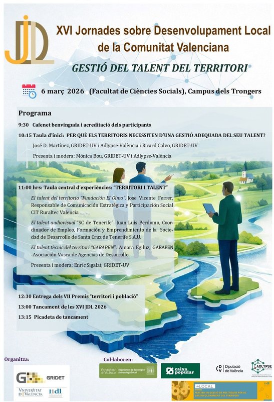 XV Jornadas sobre desarrollo Local de la Comunidad Valenciana