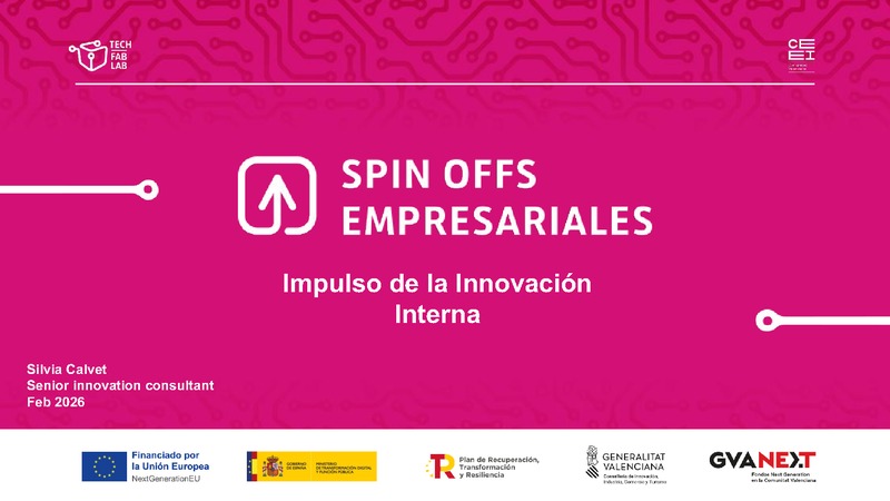Presentaci�n Impulso de la innovaci�n interna (Portada)