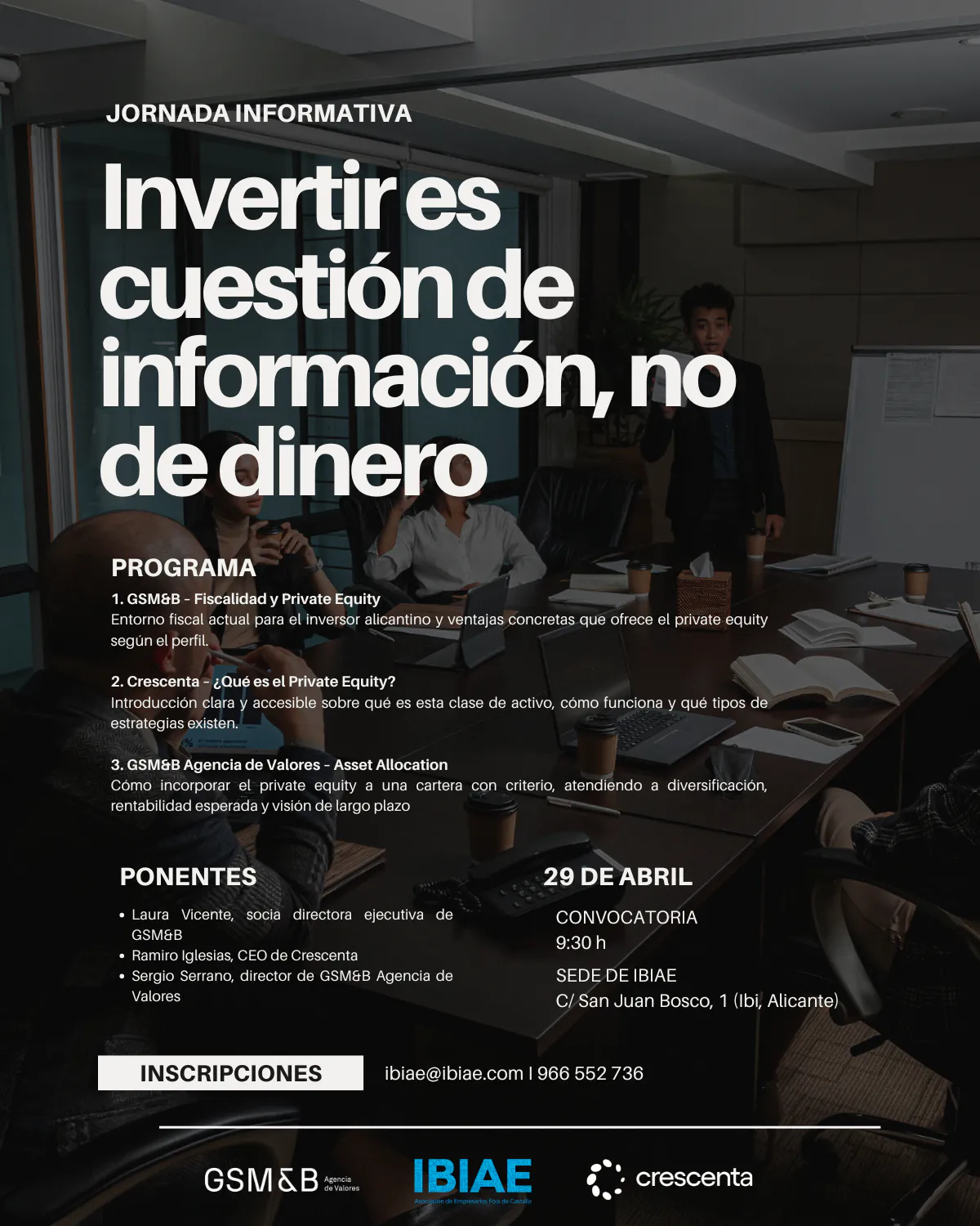 Invertir es cuesti�n de informaci�n, no de dinero