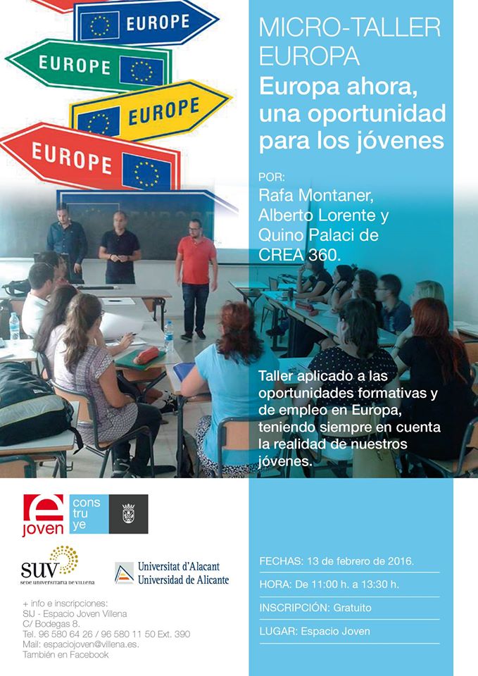 Europa ahora, una oportunidad para los j�venes