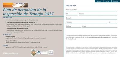 Plan de actuaci�n de la inspecci�n de Trabajo 2017