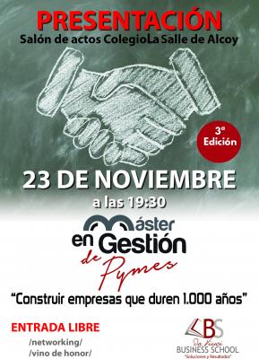 Da Vinci Business School presenta la III Edici�n del Master en gesti�n de Pymes