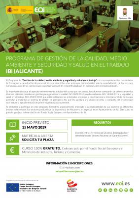 Programa de Gesti�n de la Calidad, Medio Ambiente y Seguridad y salud en el trabajo