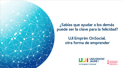 UJI Empr�n OnSocial, un programa de creaci�n de empresas sociales