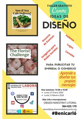 TALLER DE DISE�O DE ELEMENTOS PUBLICITARIOS PARA PYMES CON CANVA