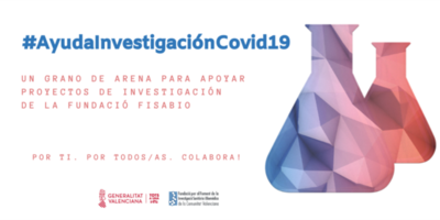 Fisabio lanza una campa�a de micromecenazgo para financiar proyectos de investigaci�n contra la Covid-19