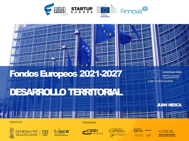 Fondos Europeos 2021-2027 para el desarrollo territorial