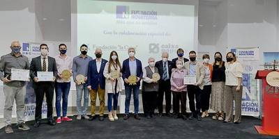 Novaterra Alcoi entrega sus reconocimientos a la Inclusi�n Social a Aquaclean, Up2City, Didactum y Domus Vi Alcoy
