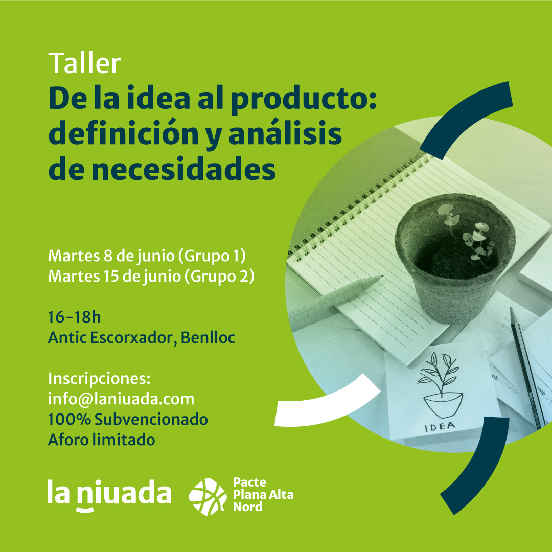 Taller: De la idea al producto: definici�n y an�lisis de necesidades