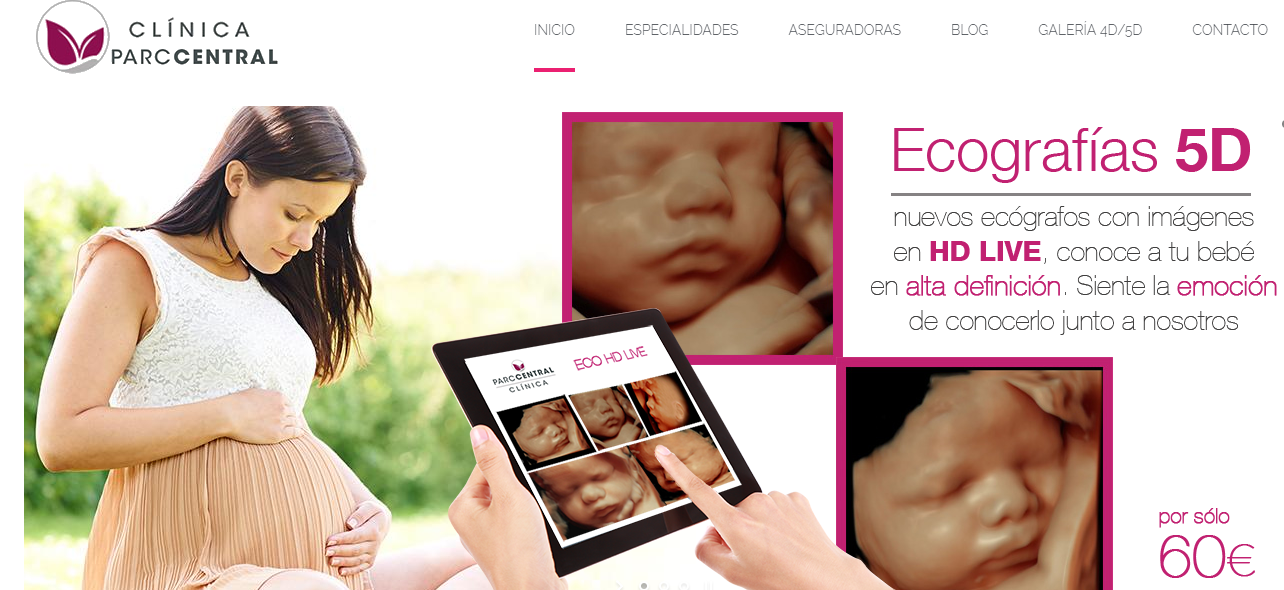 Ecograf�as 4d/5d.Embarazo y lactancia|Cl�nica Parc Central
