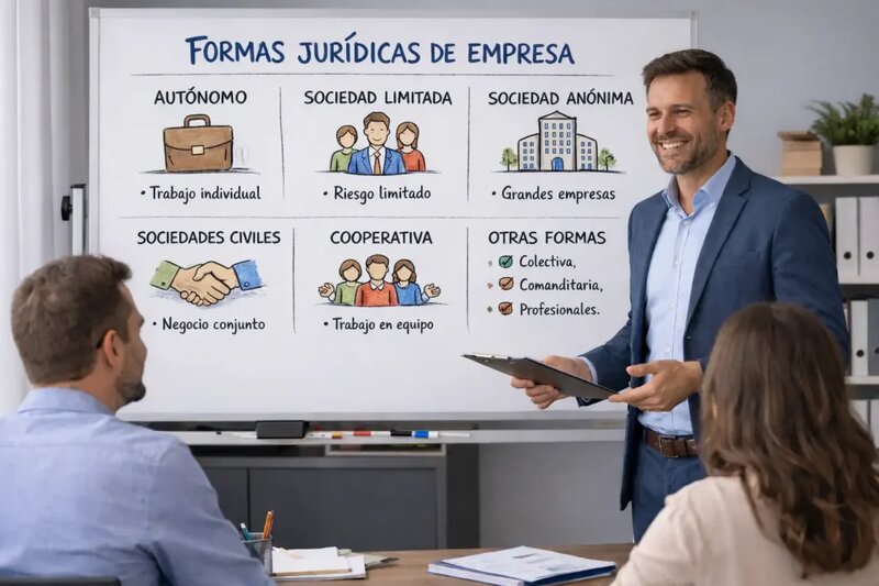 Qu� forma jur�dica elegir para tu empresa: ventajas, desventajas y ejemplos